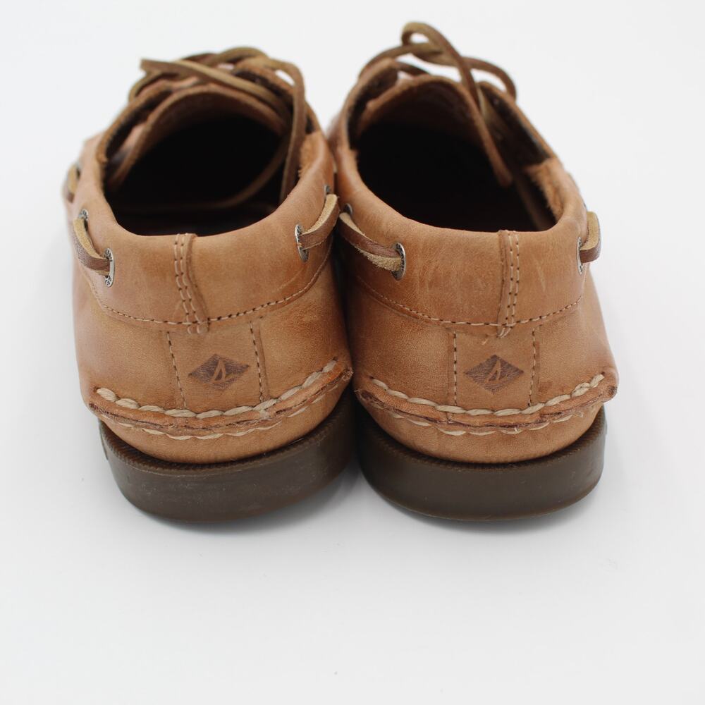 Sperry Top Sider A/O Boat Shoes Loafers Womens 10 Brown Leather Preppy Classic - Picture 3 of 8